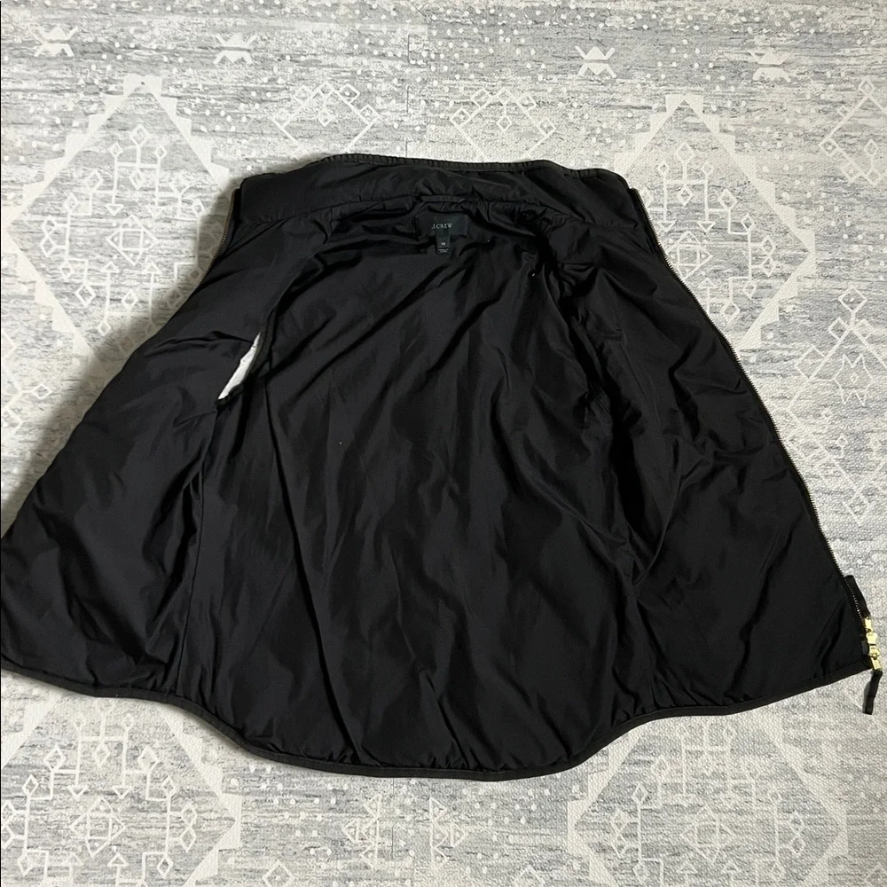 J. Crew Black Quilted Puffer Vest​​​